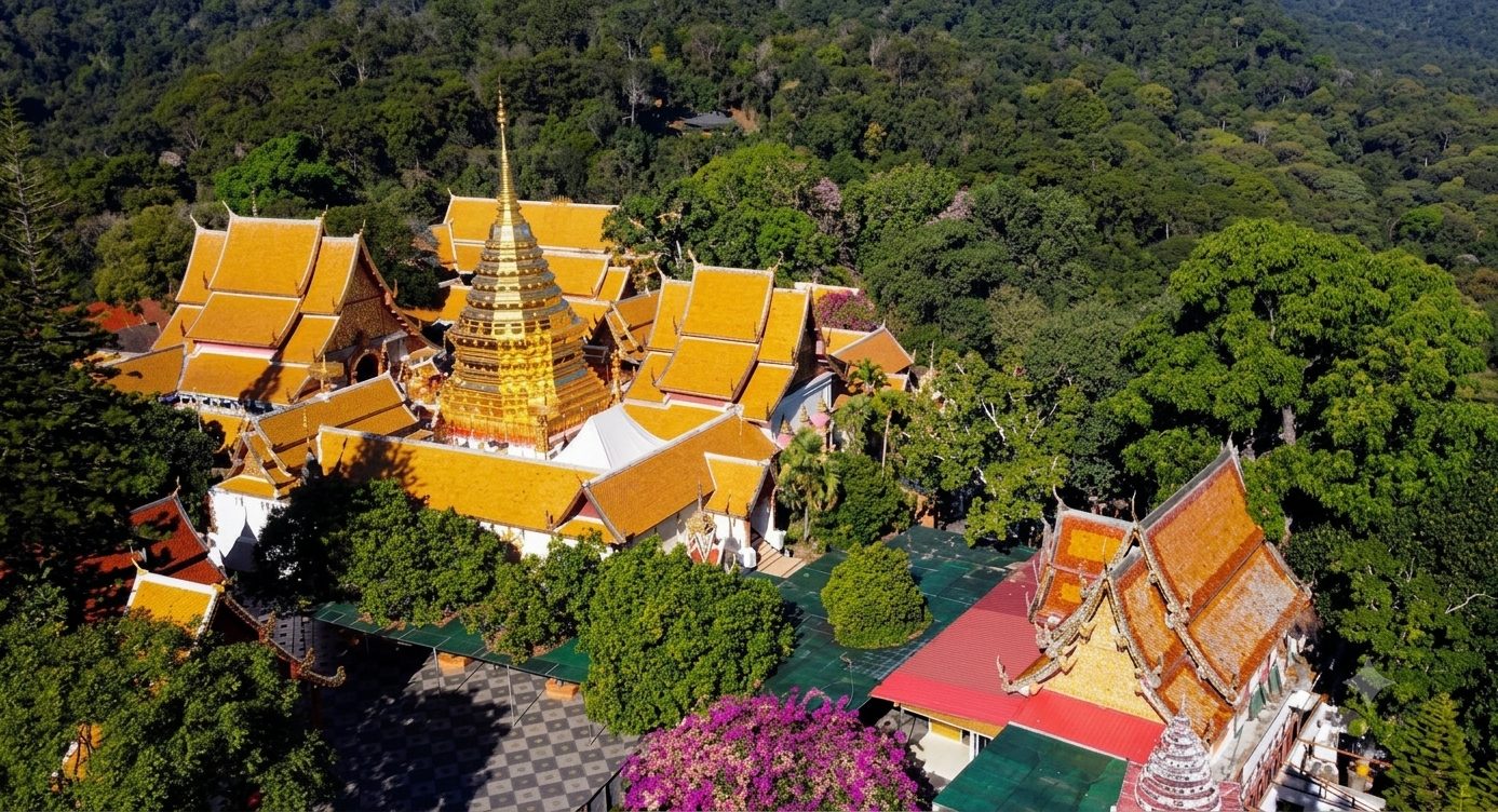 Doi Suthep & Wat Pha Lat Morning Small-Group Tour